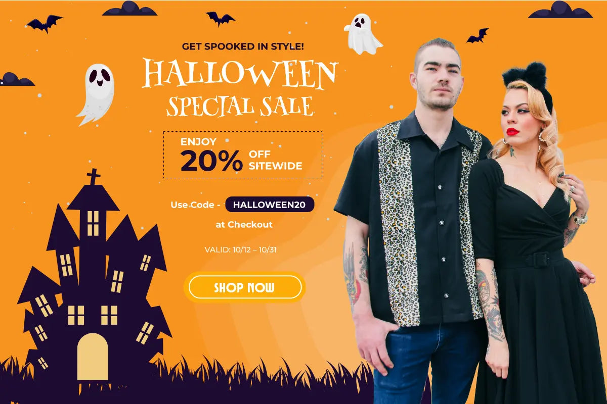 Celebrate Halloween in Retro Style: Shop Steady Clothing’s Sale Now!