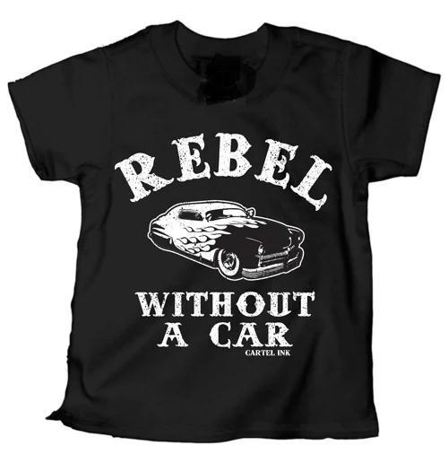 Rebel without a Car Kids Tee