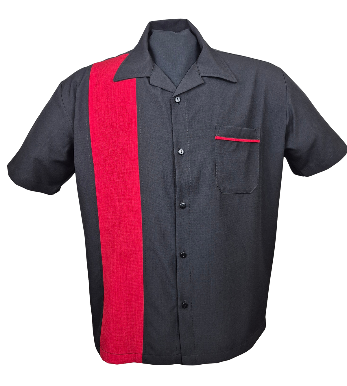Checkered Flag SS Single Panel in Black/Red