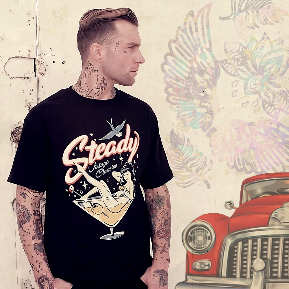 Tee Shirt SUN Records Lindy Hop - Steady Clothing USA Tee Shirt SUN Records Lindy Hop - Steady Clothing USA