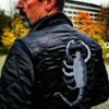 Scorpion  Bomber Jacket  in  Black