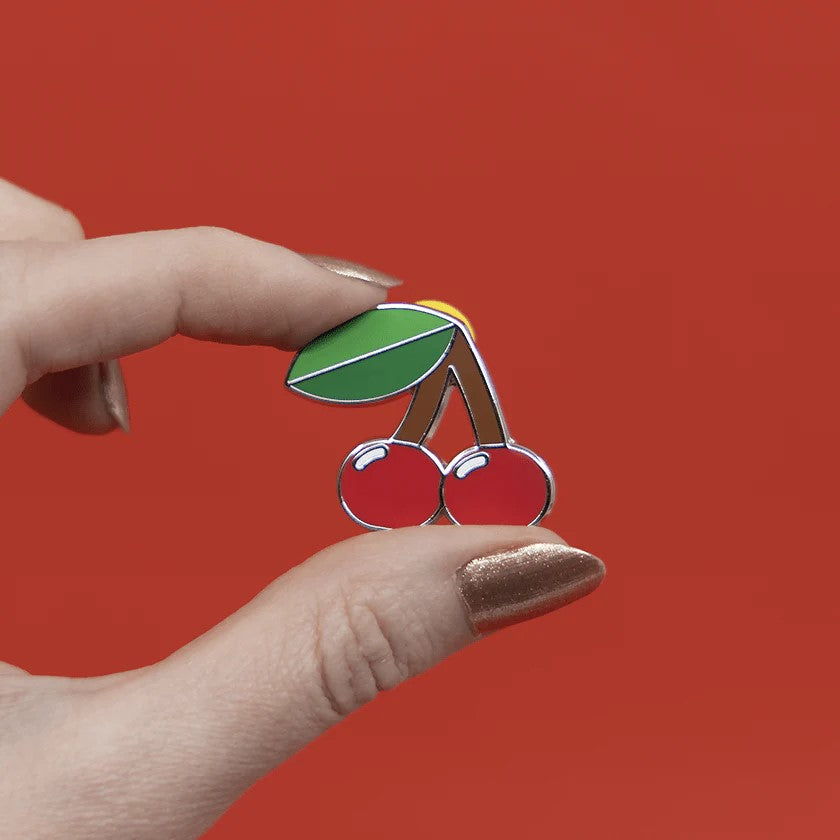 Cherries Enamel Pin