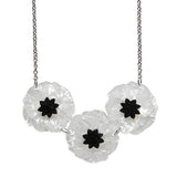 Poppy Field Necklace in White