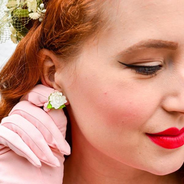 Juliet's Blooms Rose Earrings