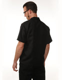 Multi Pinup Panel Bowling Shirt in Black