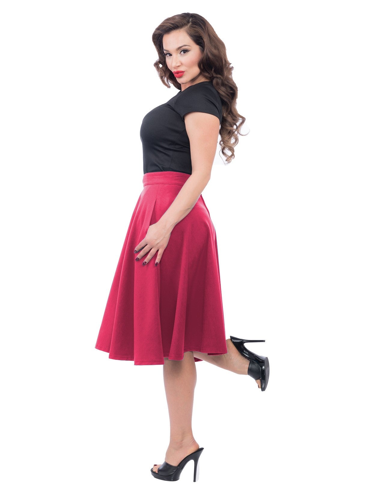 thrills red dress Zinnia Bias Dress in Red