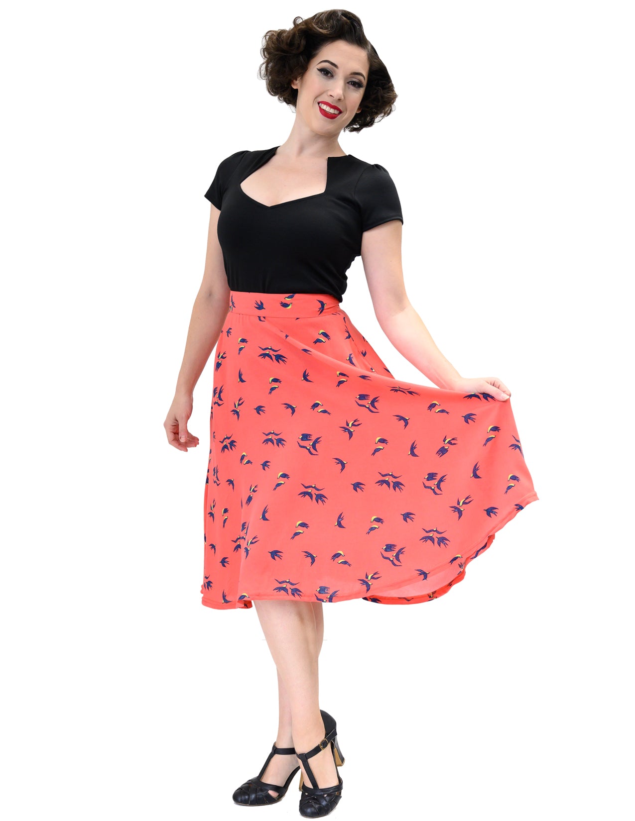 thrills red dress Scarlett Knit Halter Dress