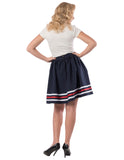 High Tide Gathered Skirt in Navy