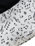 Music Note Thrills Skirt with Pockets