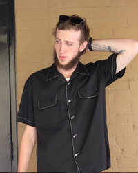 The Musician Bowling Shirt in Black