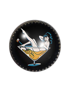 Martini Girl Button Pack