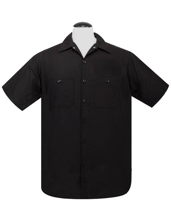 Steady USA-Made Workshirt in Black