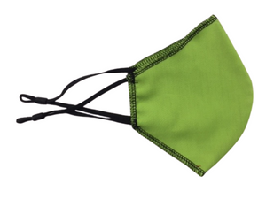 Face Mask, Size XL in Lime Green