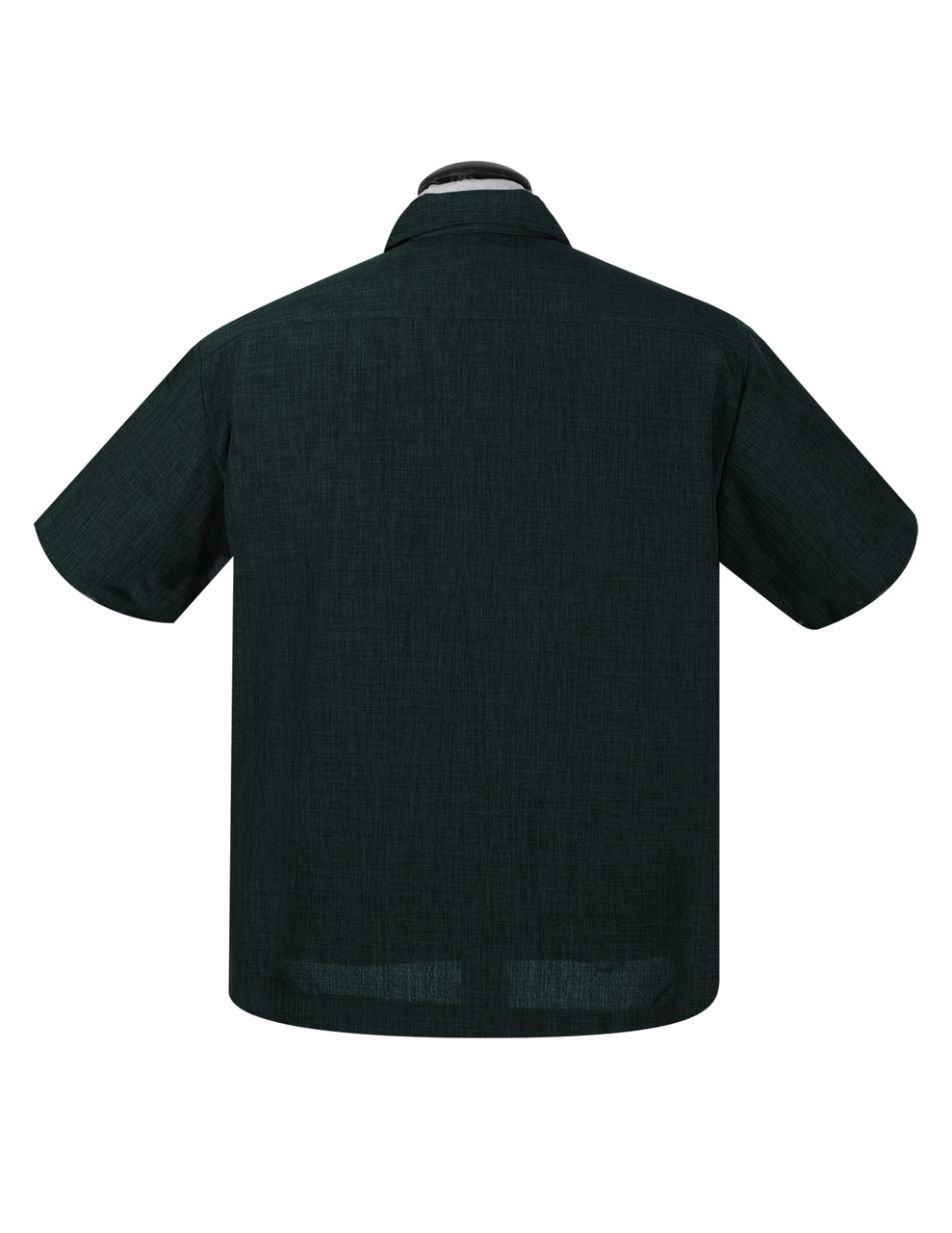 Shop PopCheck Single Panel Bowling Shirt in Teal/Stone Online 