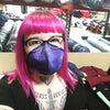 Face Mask, Purple Web