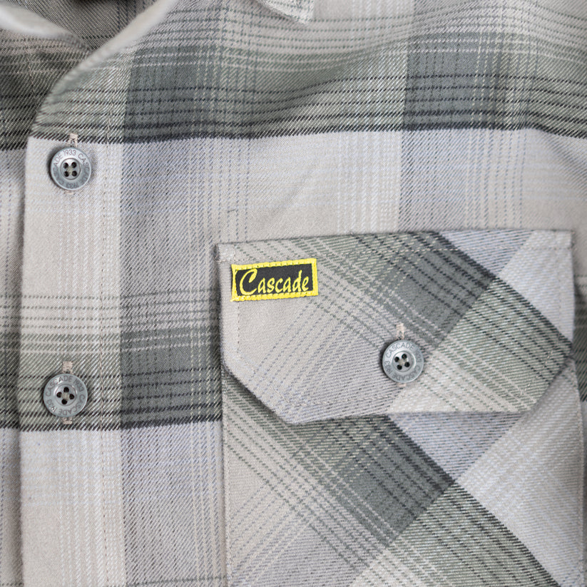 Original Cascade Flannel in Burnout Grey